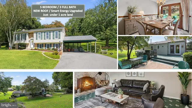 a view of a swimming pool with a seating area