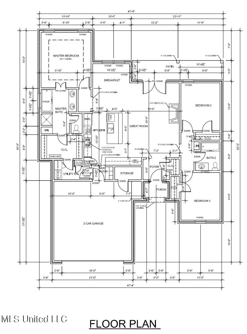 303 Maple Cove Canton, MS 39046 - Photo 17 of 17 Floor Plan Lot 34