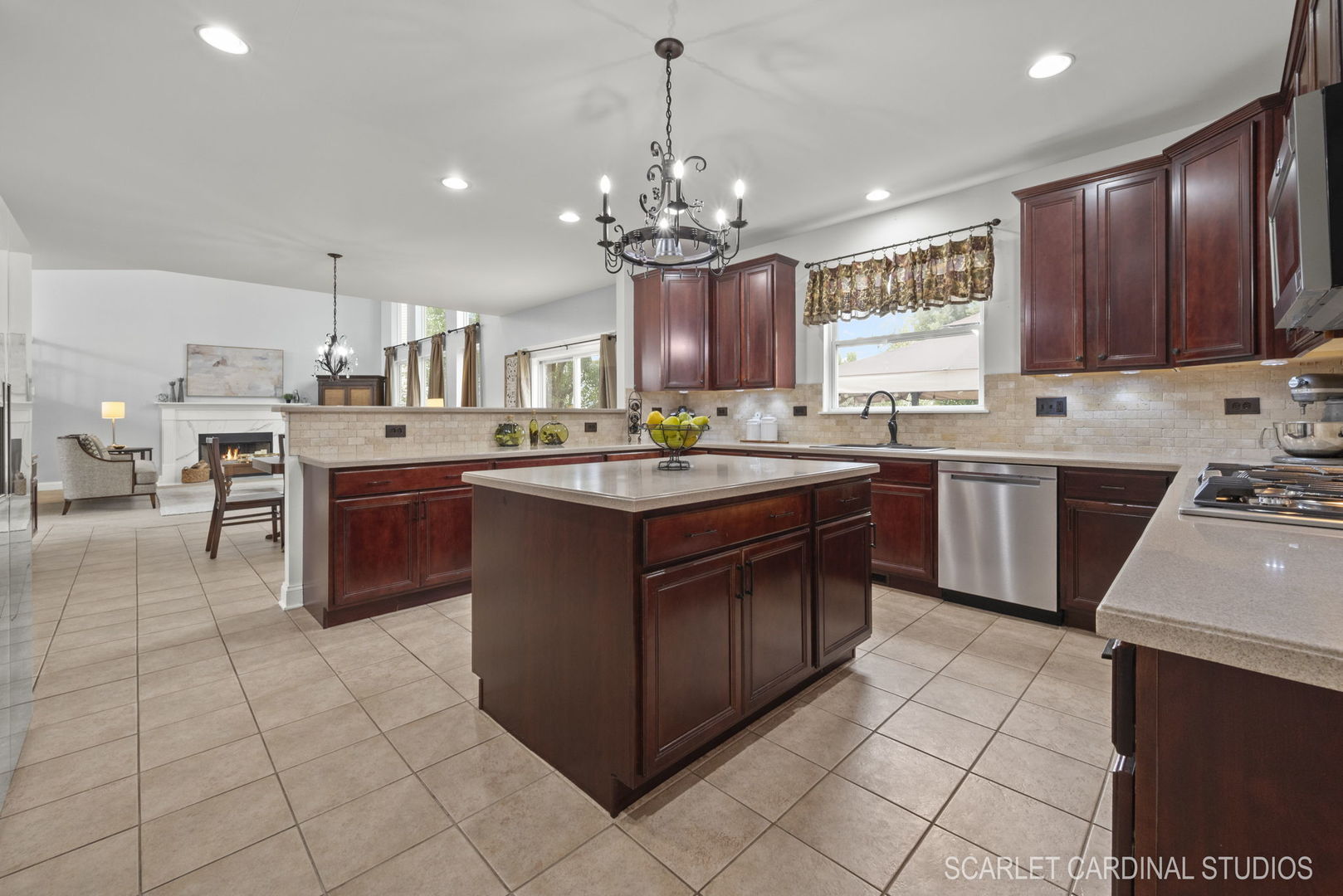 312 Veronica Circle Bartlett, IL 60103 - Photo 11 of 45 a kitchen with a sink stove top oven and cabinets