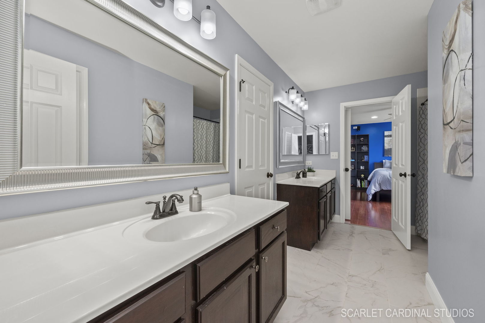 312 Veronica Circle Bartlett, IL 60103 - Photo 26 of 45 a en suite bathroom with a sink double vanity and a mirror