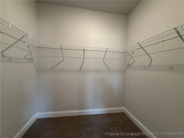 an empty room with an entryway