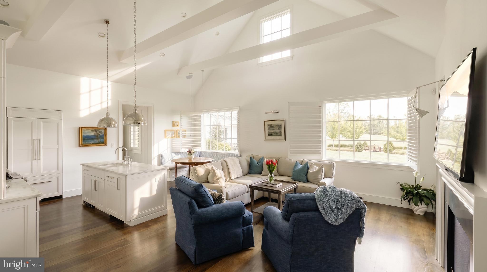 7316 Old Carters Mill Road The Plains, VA 20198 - Photo 33 of 50 a living room with furniture and a flat screen tv