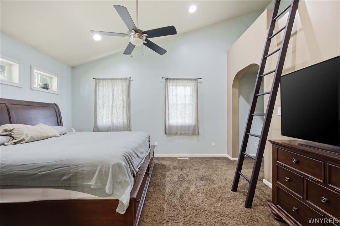 1635 Brant North Collins Road Brant, NY 14111 - Photo 13 of 36 Primary bedroom showing loft area