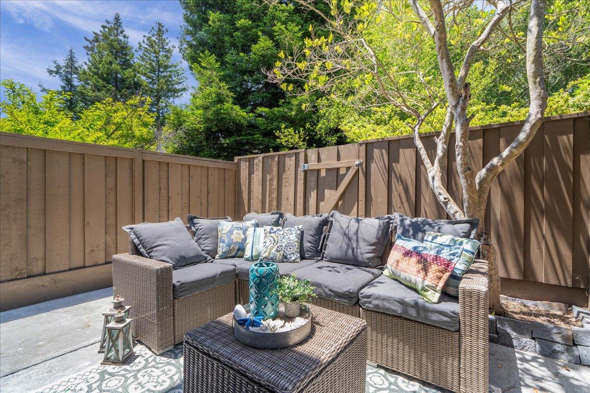 6109 Sheraton Place Aptos, CA 95003 - Photo 21 of 31 a outdoor living space with furniture and garden view