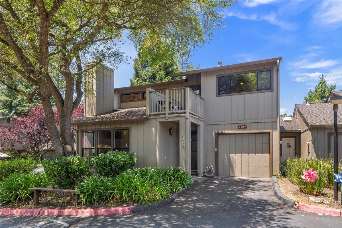 6109 Sheraton Place Aptos, CA 95003 - Photo 23 of 31 a front view of a house with a garden