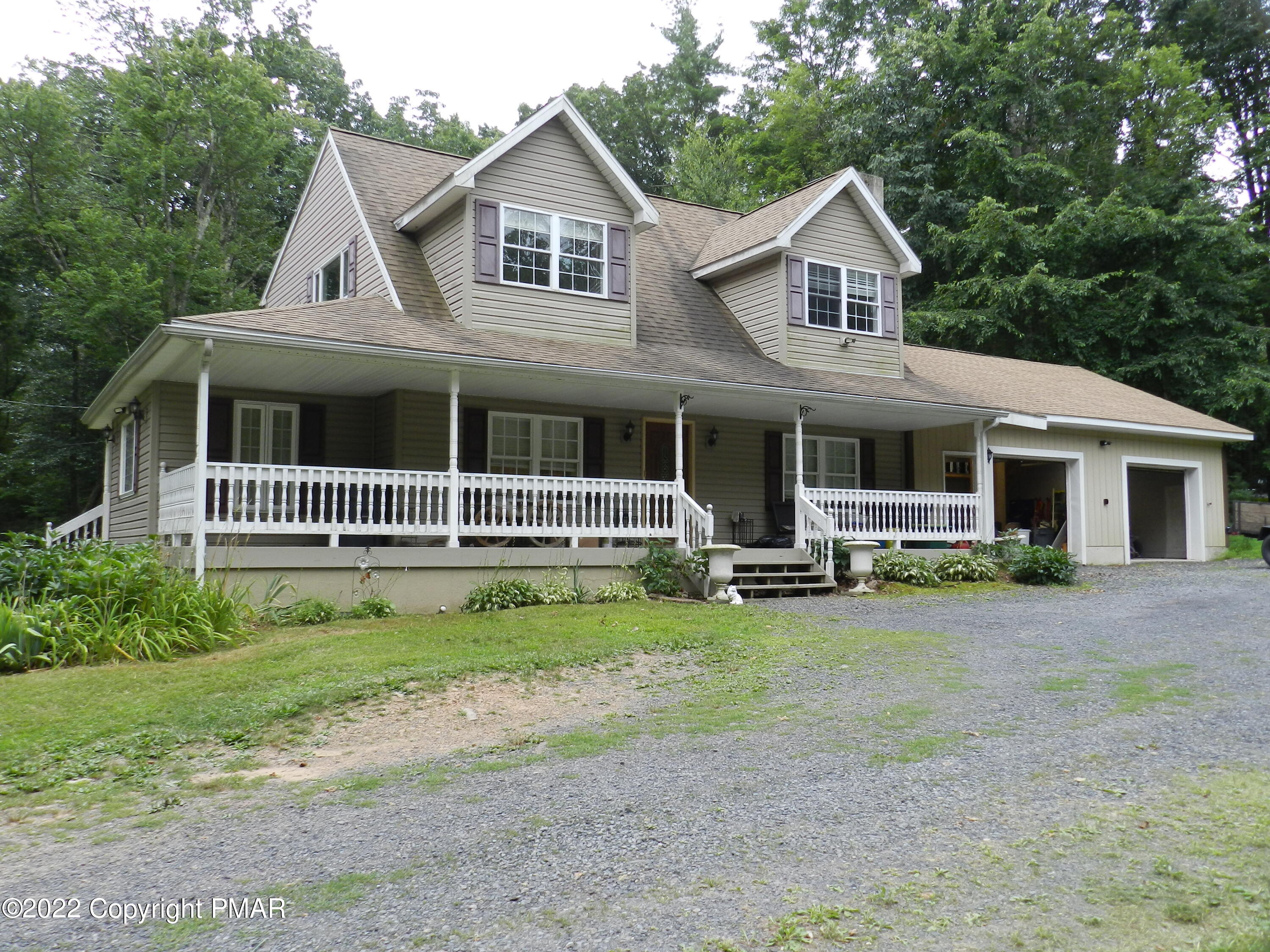 1269 Burger Hollow Road Effort, PA 18330 - Photo 49 of 49 a front view of a house with a garden