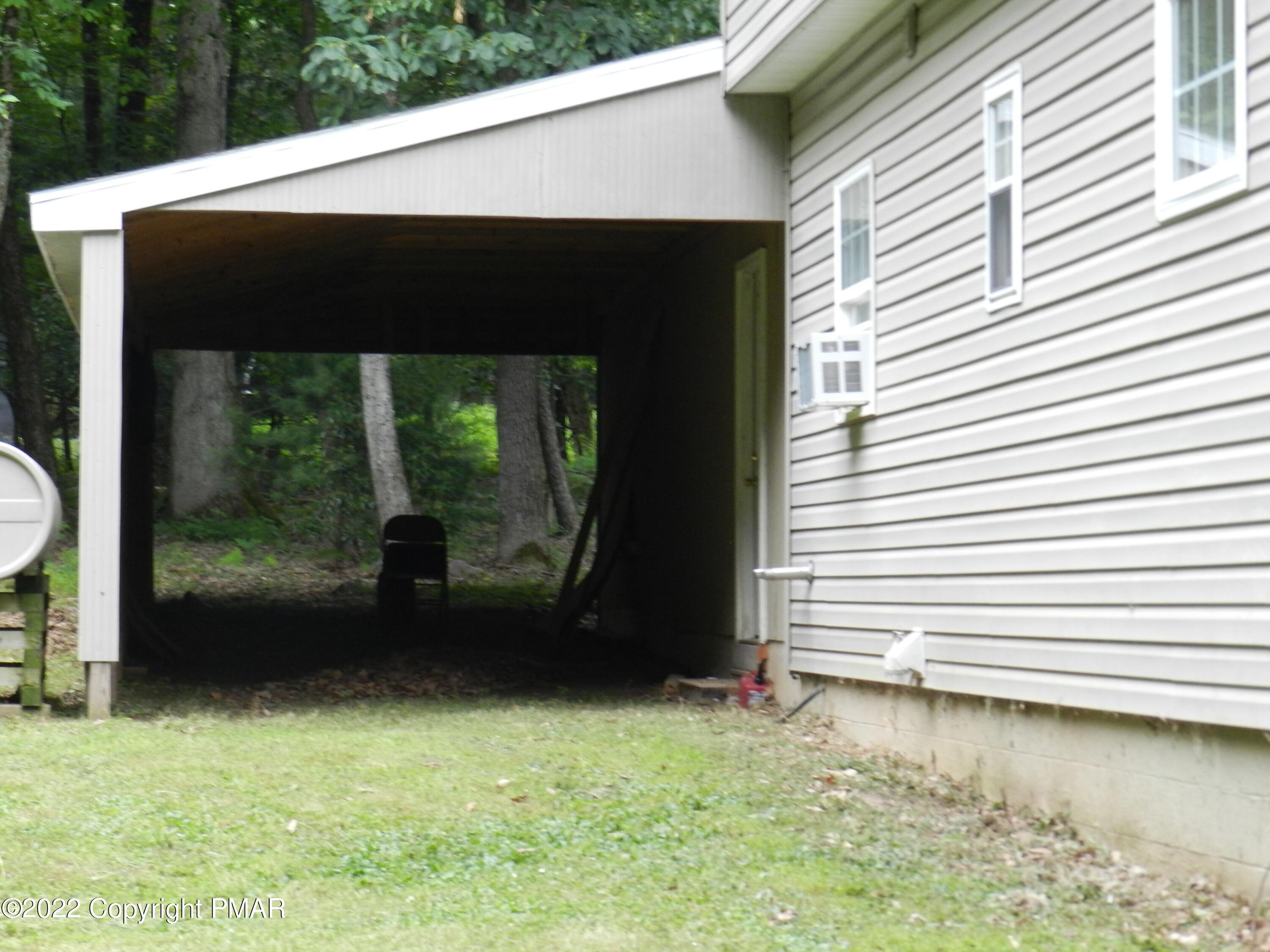 1269 Burger Hollow Road Effort, PA 18330 - Photo 8 of 49 a backyard of a house with a yard