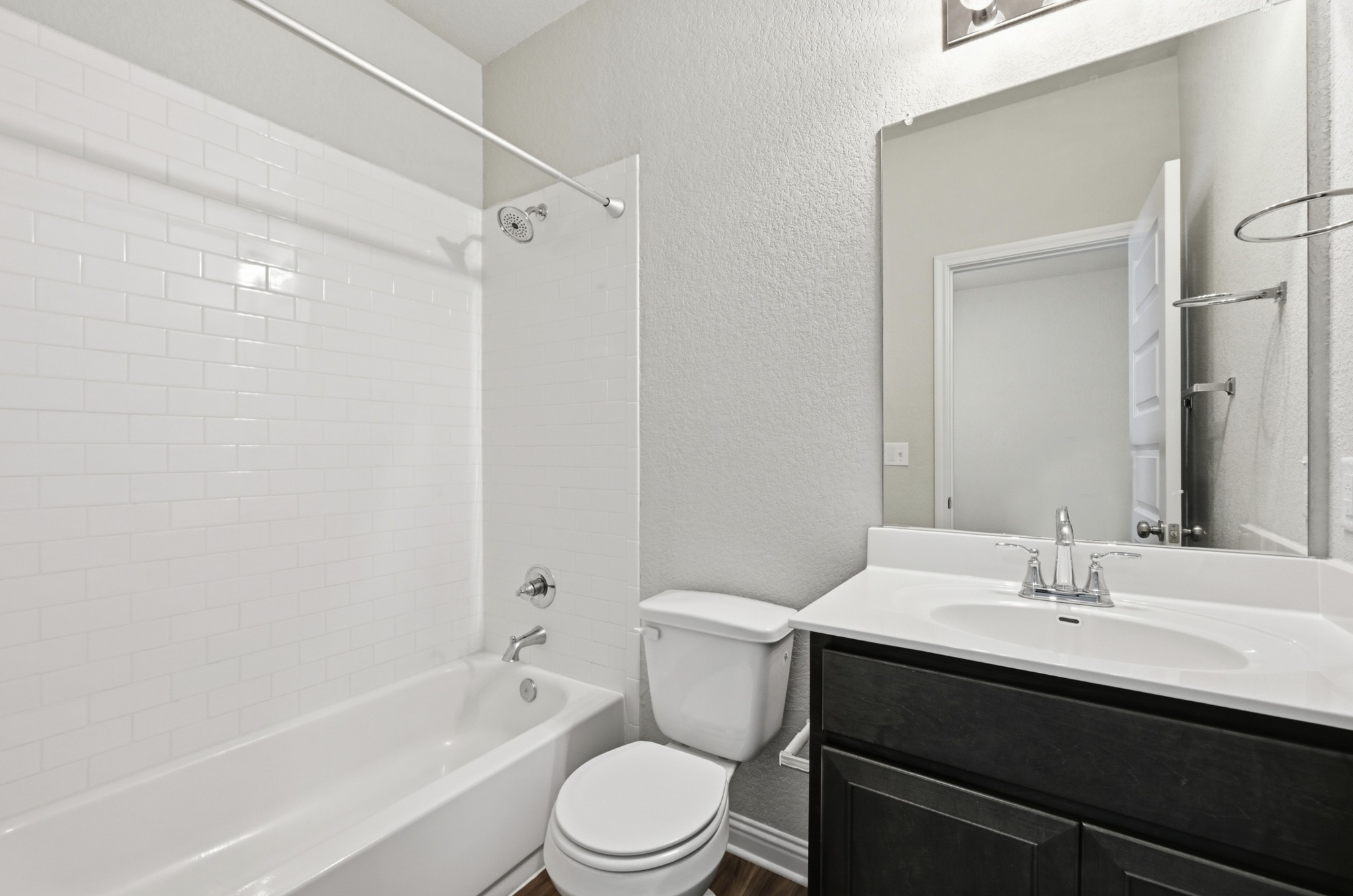 8201 Frida Bend Austin, TX 78744 - Photo 24 of 29 Clean lines and a functional design define this well-appointed bathroom space.