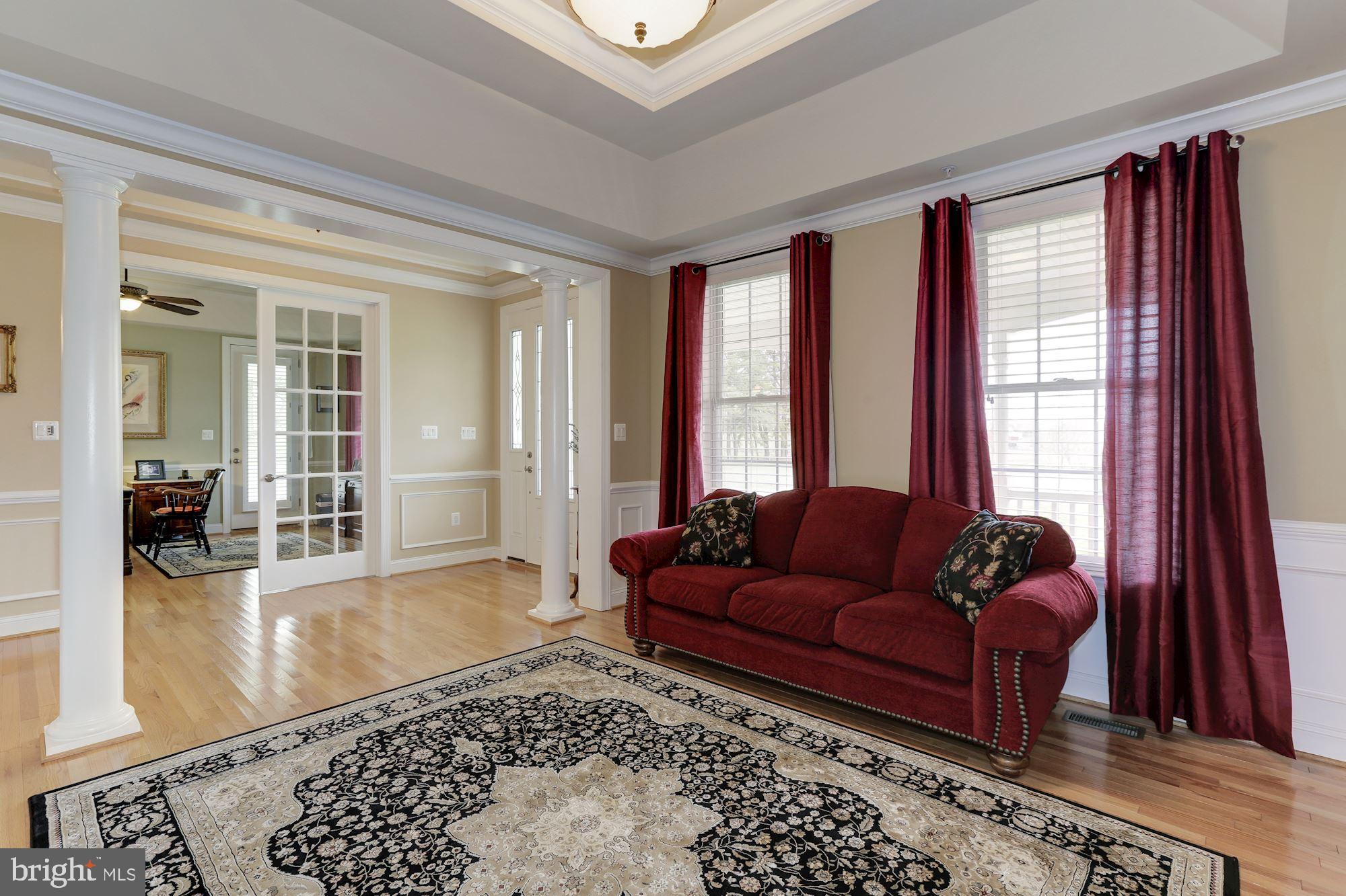 3839 Wayson Road Davidsonville, MD 21035 - Photo 20 of 82 Formal Living Room w/ Trey Ceilings