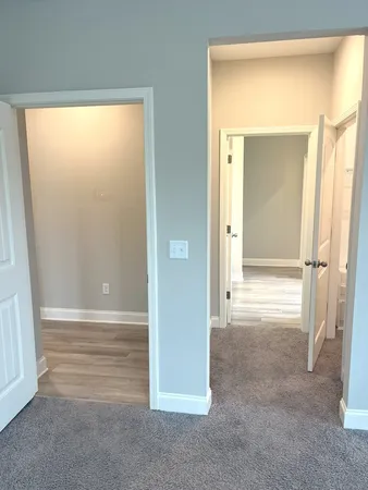 an empty room with window