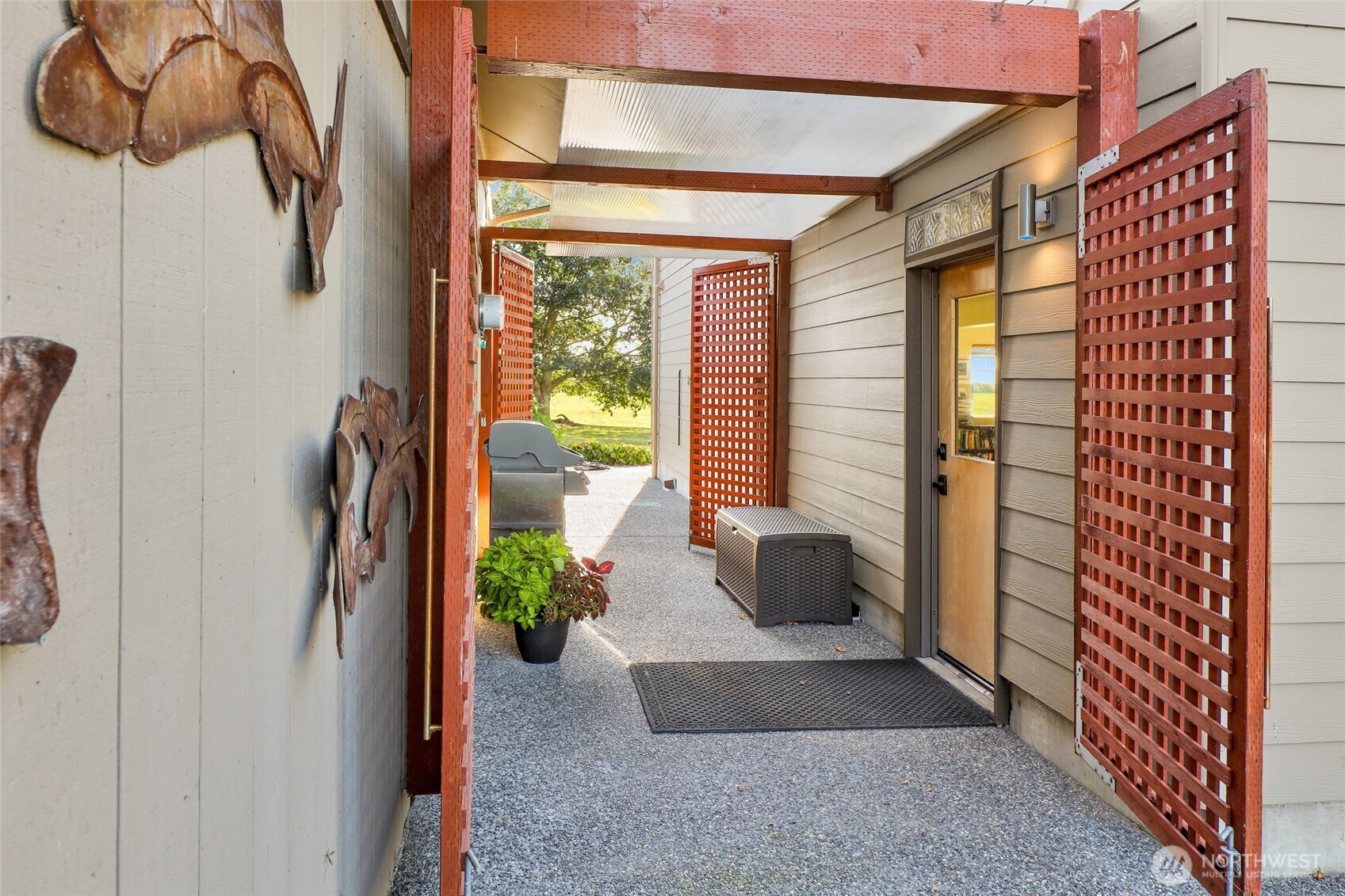 5544 Smith Road Bow, WA 98232 - Photo 18 of 40 a view of a entryway door front of house