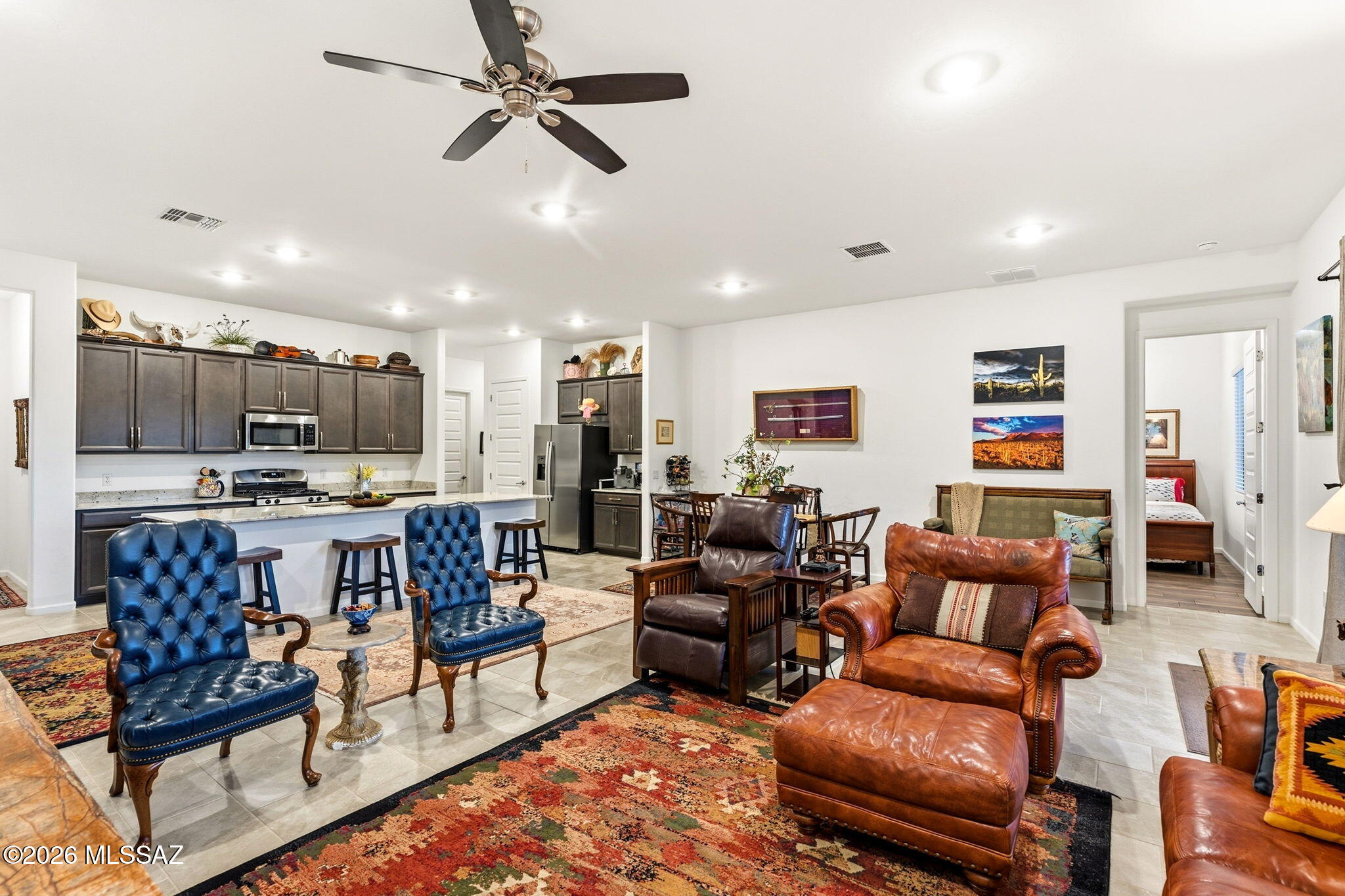 17629 South Ridgerunner Drive Vail, AZ 85641 - Photo 5 of 36 Ceiling fans added throughout!