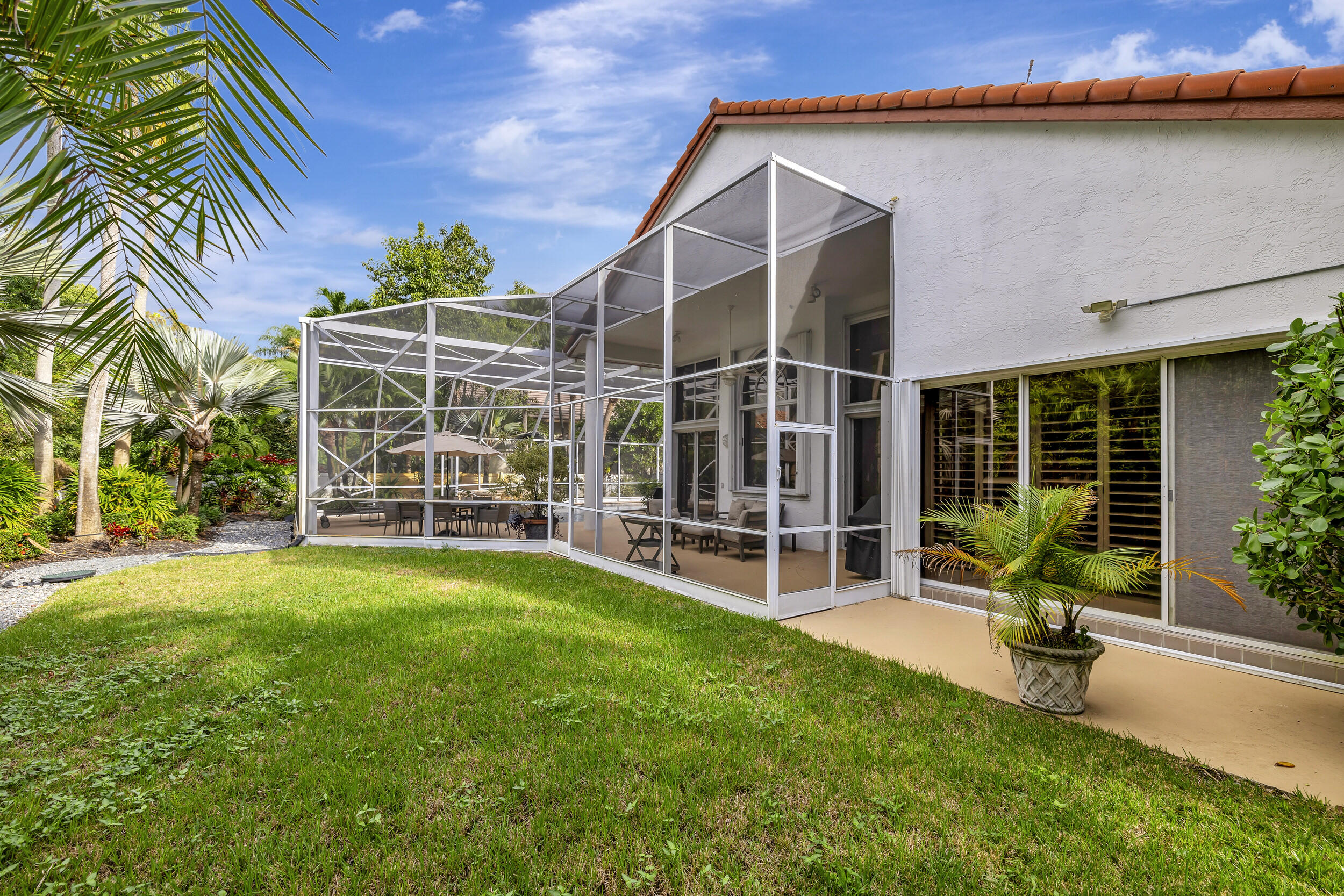 10598 Stonebridge Boulevard Boca Raton, FL 33498 - Photo 65 of 68 Greenspace and patio