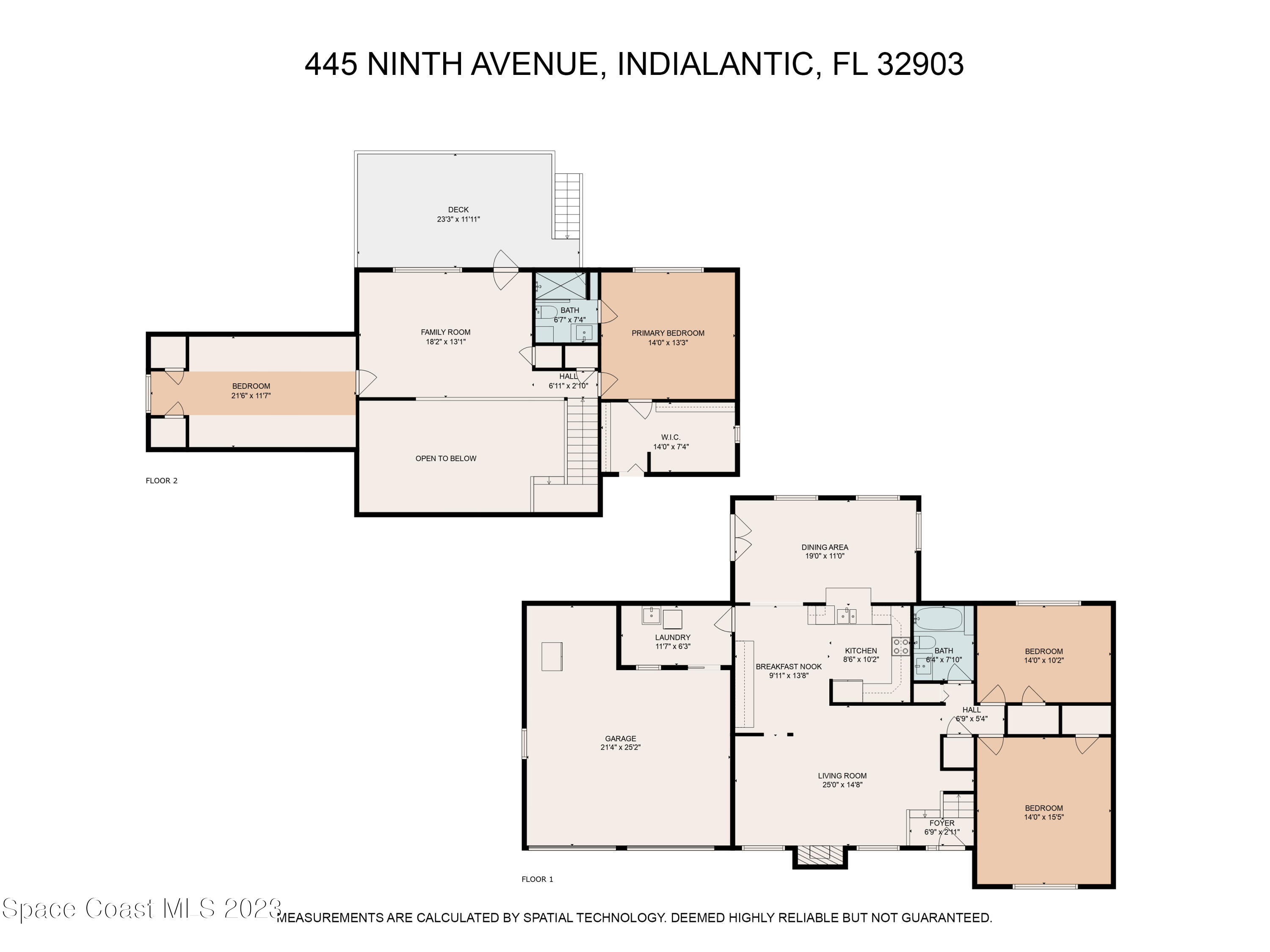 445 9th Avenue Indialantic, FL 32903 - Photo 62 of 62 Floor Plan