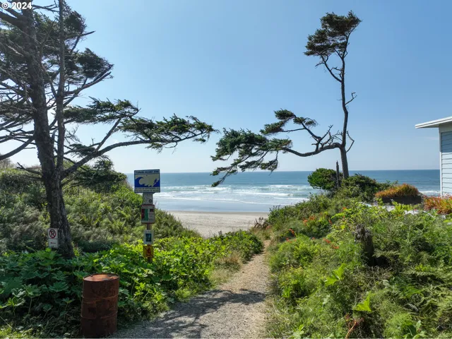 a view of an ocean and beach