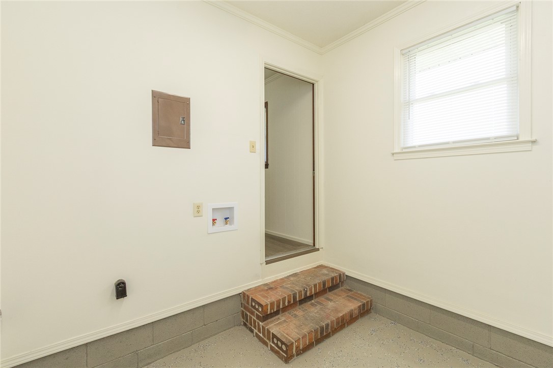 417 Greenmeadow Circle Anderson, SC 29626 - Photo 22 of 41 This functional utility room features convenient washer hookups and a window for natural light.