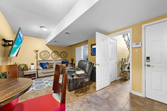 a very nice looking room with a large window