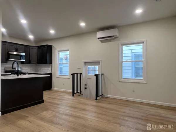 a view of a room with a sink