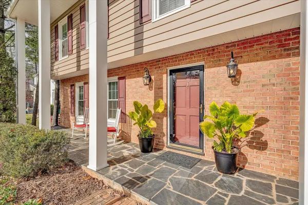 a view of a entryway door of the house