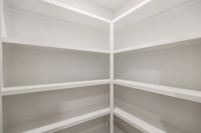 a close view of closet