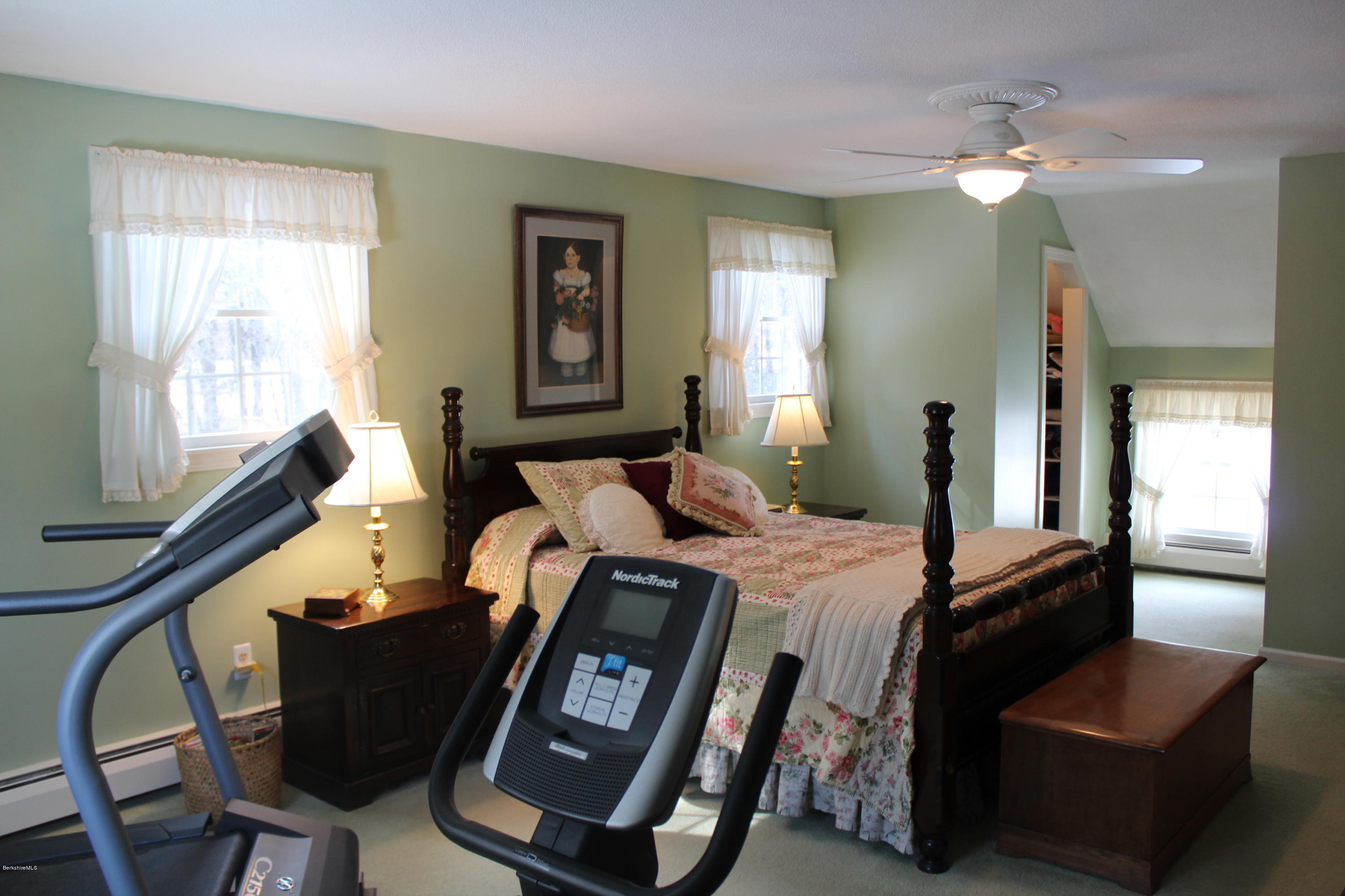 125 Dublin Road Richmond, MA 01201 - Photo 16 of 38 a bedroom with a bed and wooden floor