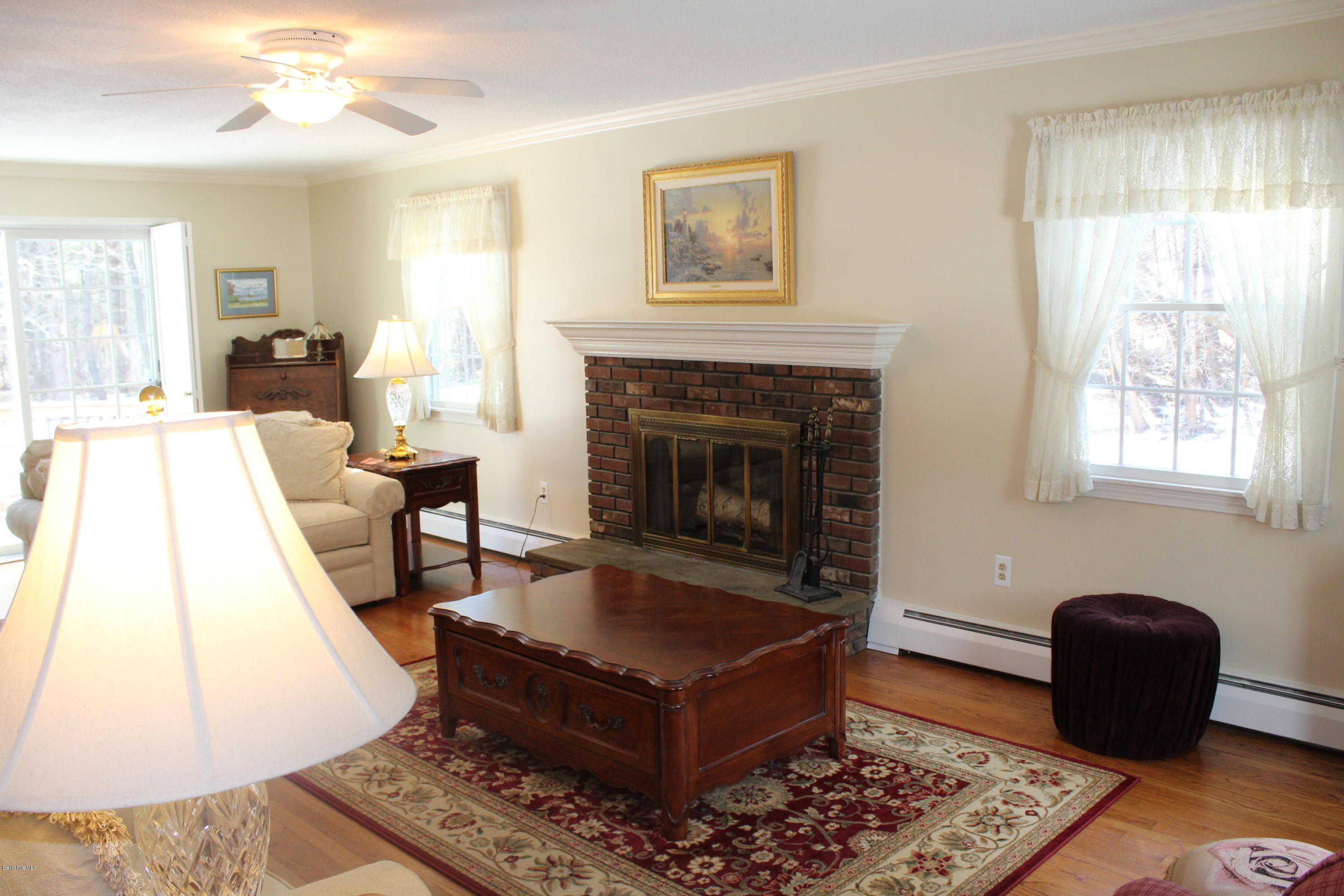 125 Dublin Road Richmond, MA 01201 - Photo 5 of 38 a living room with furniture and a fireplace