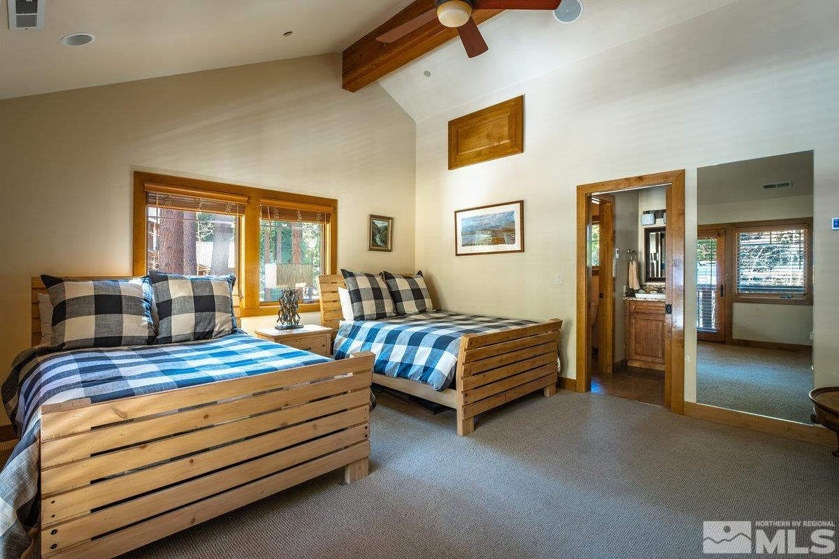 2147 The Back Road Glenbrook, NV 89413 - Photo 21 of 40 a bedroom with a bed and a view of bedroom