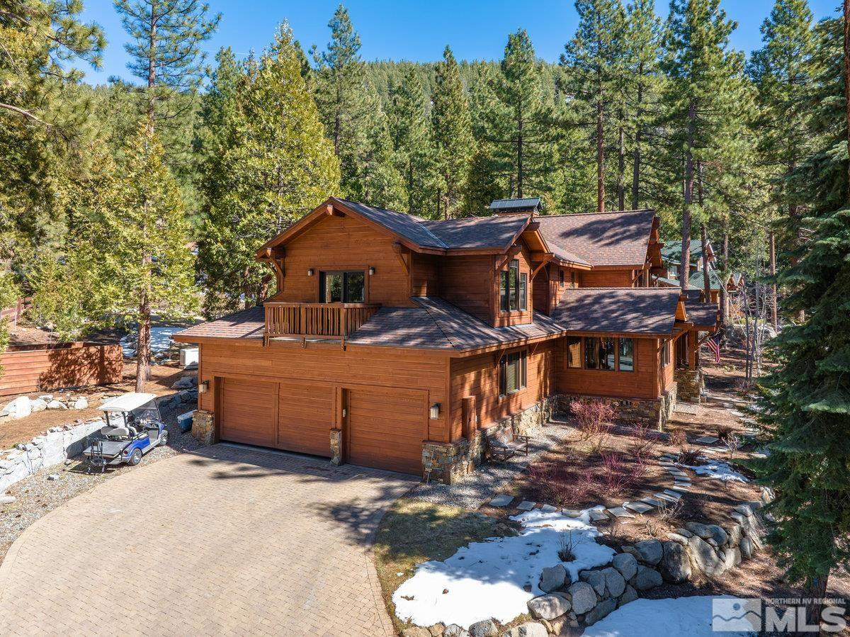 2147 The Back Road Glenbrook, NV 89413 - Photo 25 of 40 a front view of a house with a garden