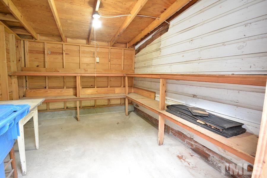 1703 Umstead Road Durham, NC 27712 - Photo 19 of 23 a view of a room with racks on the wall