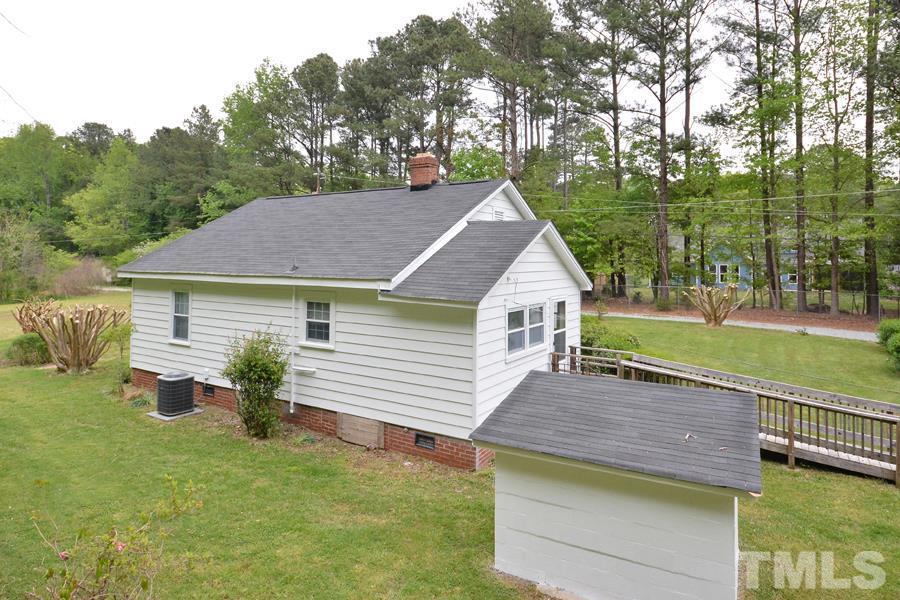 1703 Umstead Road Durham, NC 27712 - Photo 21 of 23 a aerial view of a house with garden