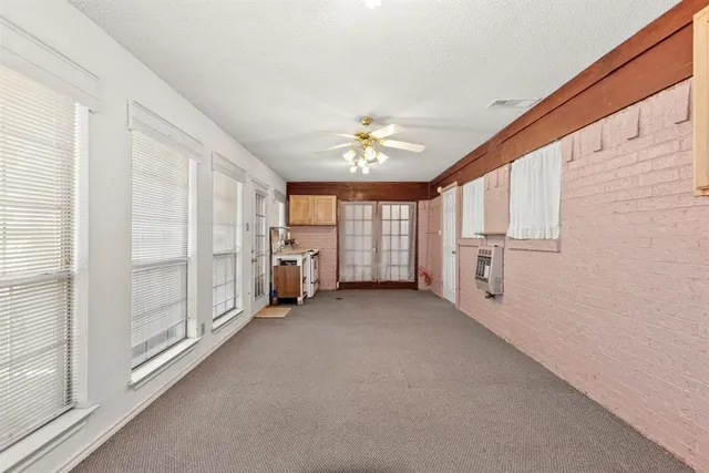 a backyard of a house