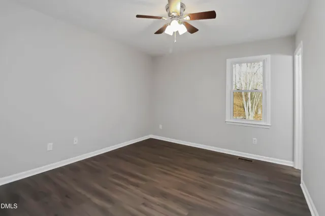 wooden floor in an empty room