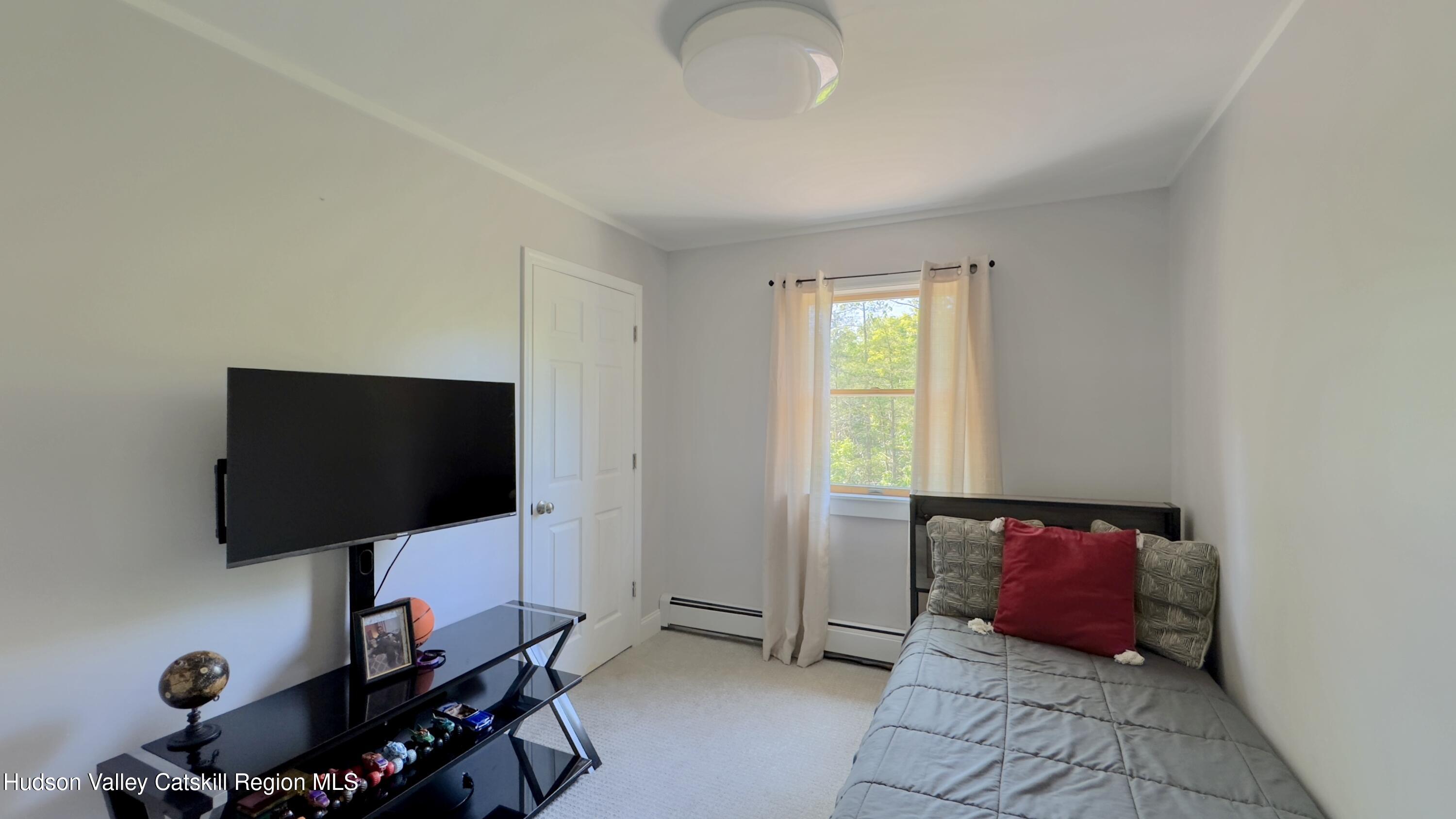 1801 Sleepy Hollow Road Athens, NY 12015 - Photo 23 of 34 a living room with furniture and a flat screen tv