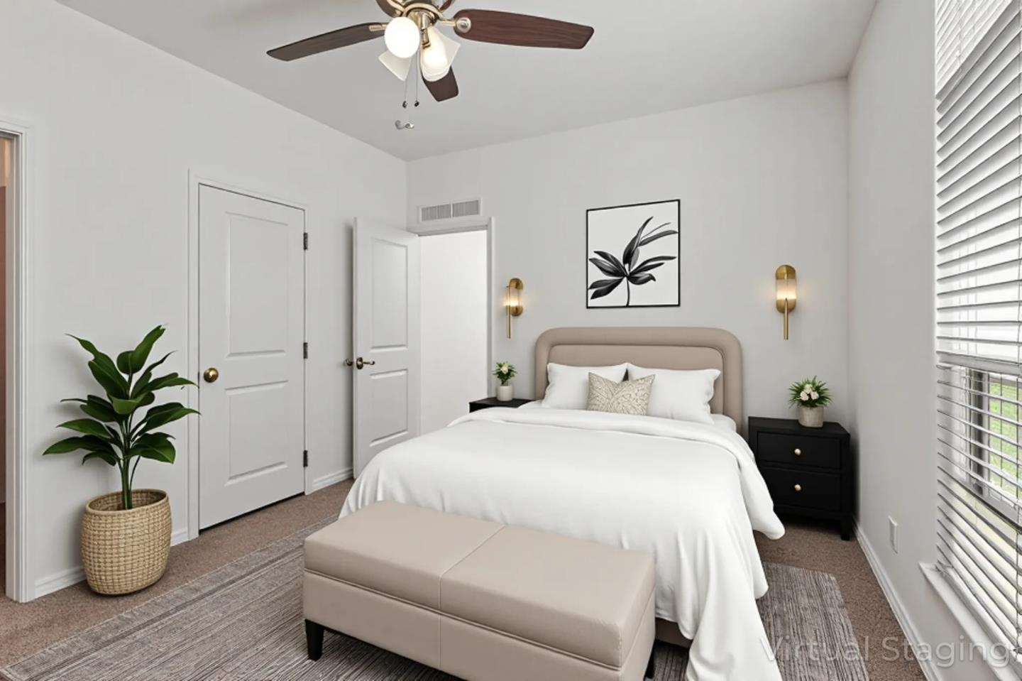 356 Reservation Road, Unit 68 Marina, CA 93933 - Photo 21 of 32 a bedroom with a bed and window