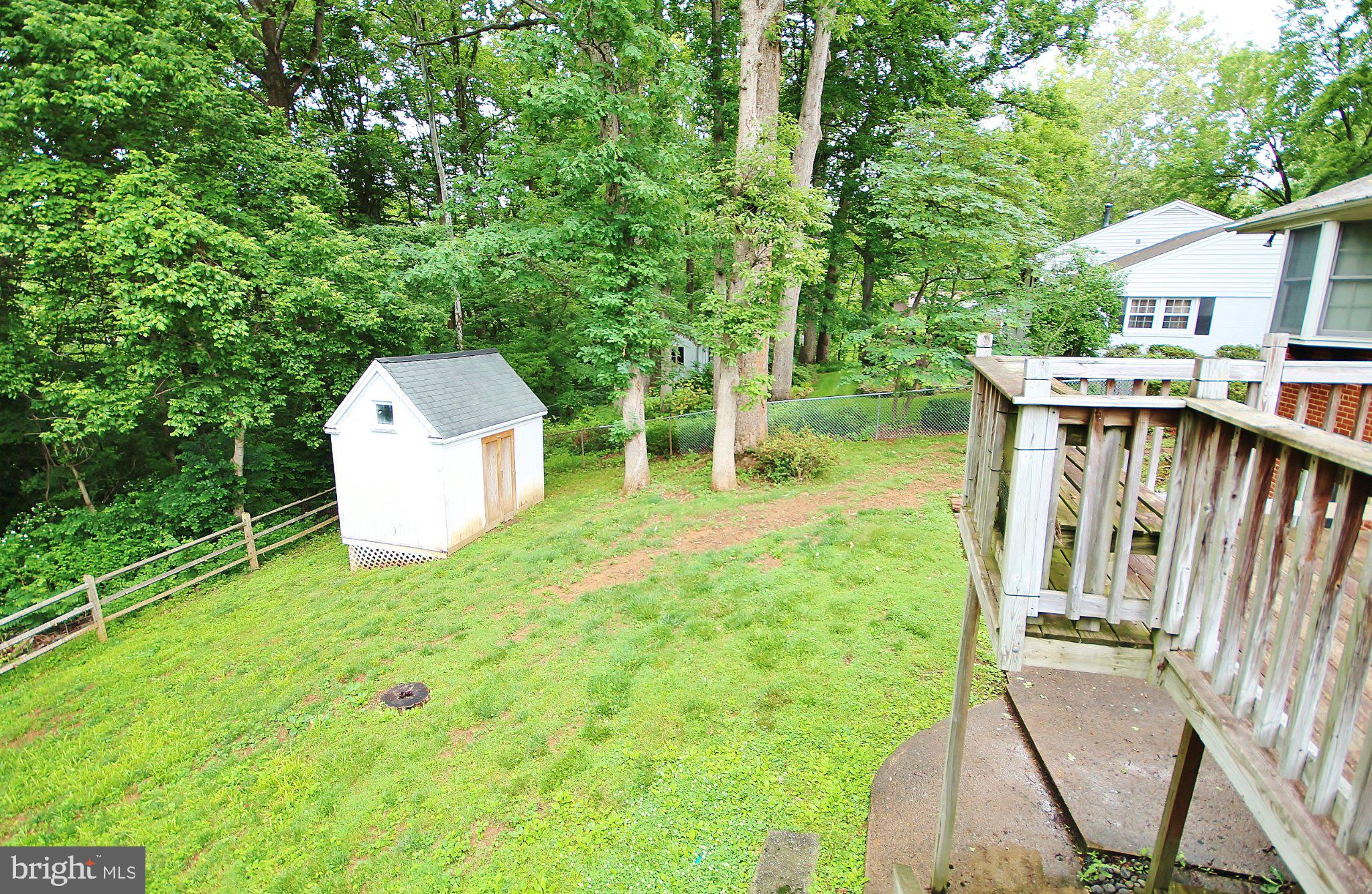 5504 Inverchapel Road Springfield, VA 22151 - Photo 49 of 51 Serene backyard oasis with lush greenery.