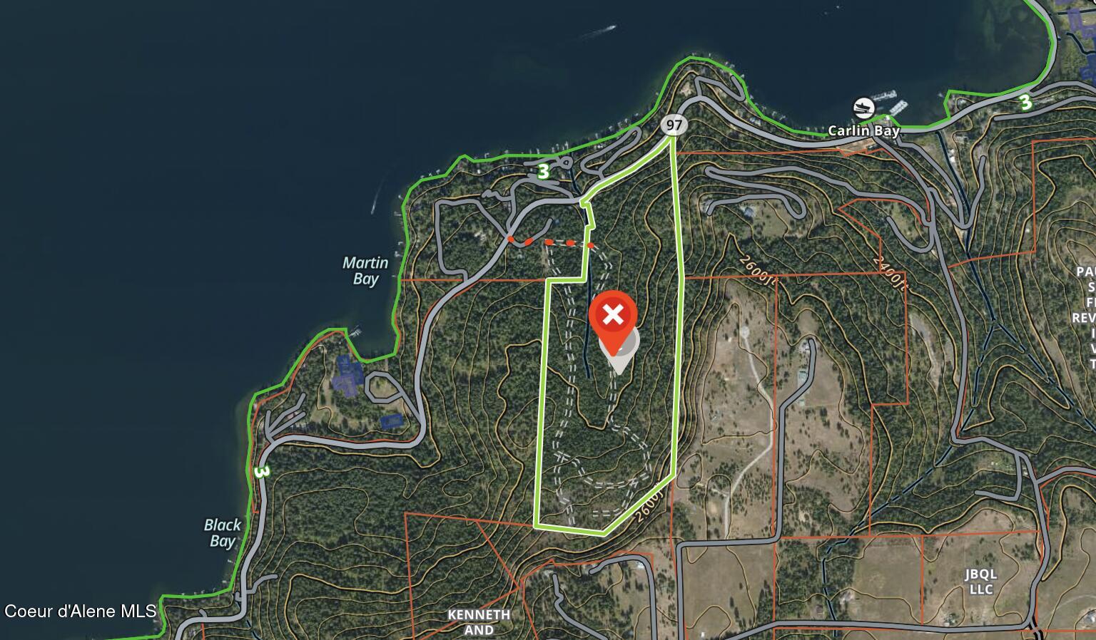 97 Highway 97 Harrison, ID 83833 - Photo 2 of 23 Aerial Map