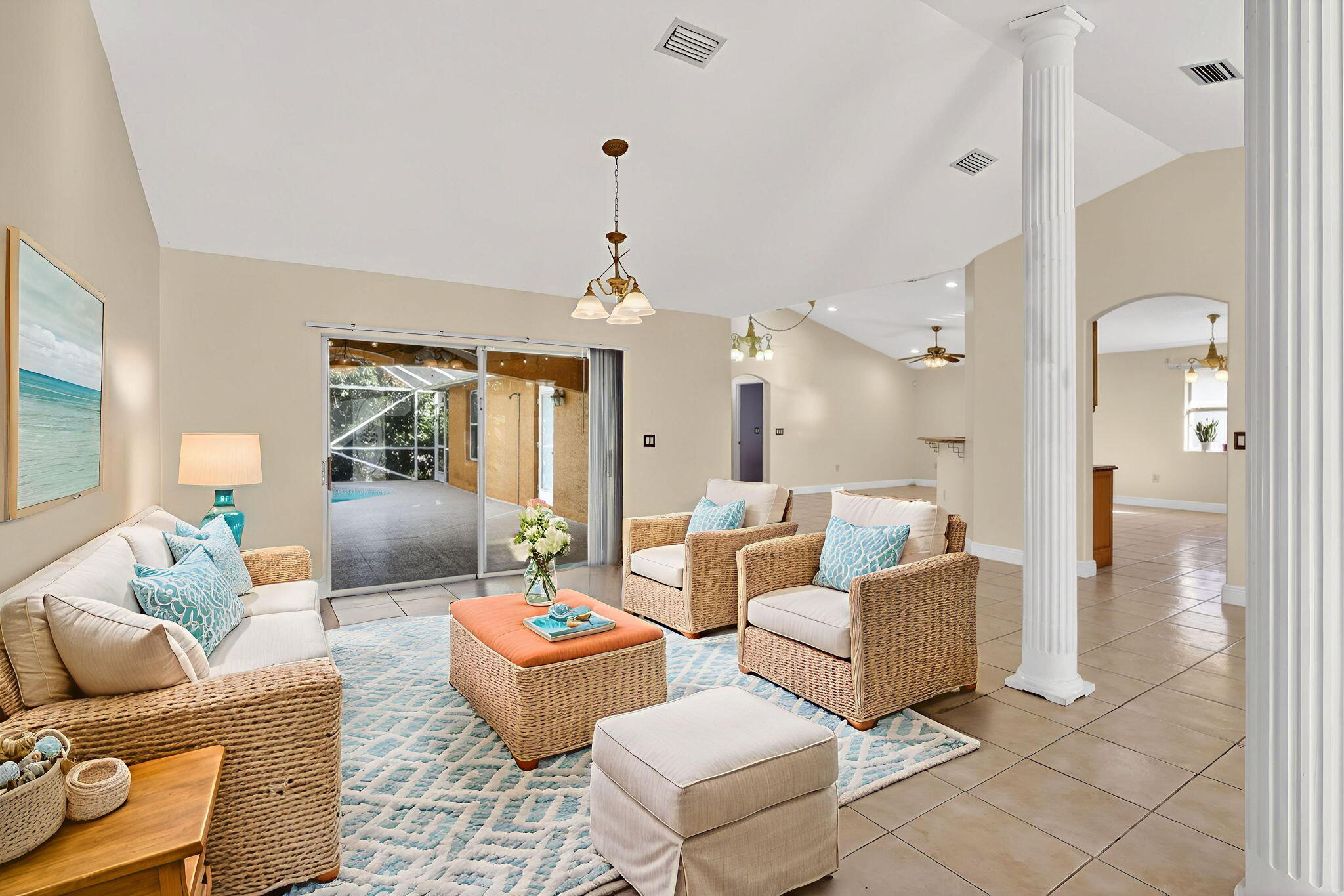 3282 Southeast W Snow Road Port St. Lucie, FL 34984 - Photo 9 of 52 Living Room - Virtually Staged