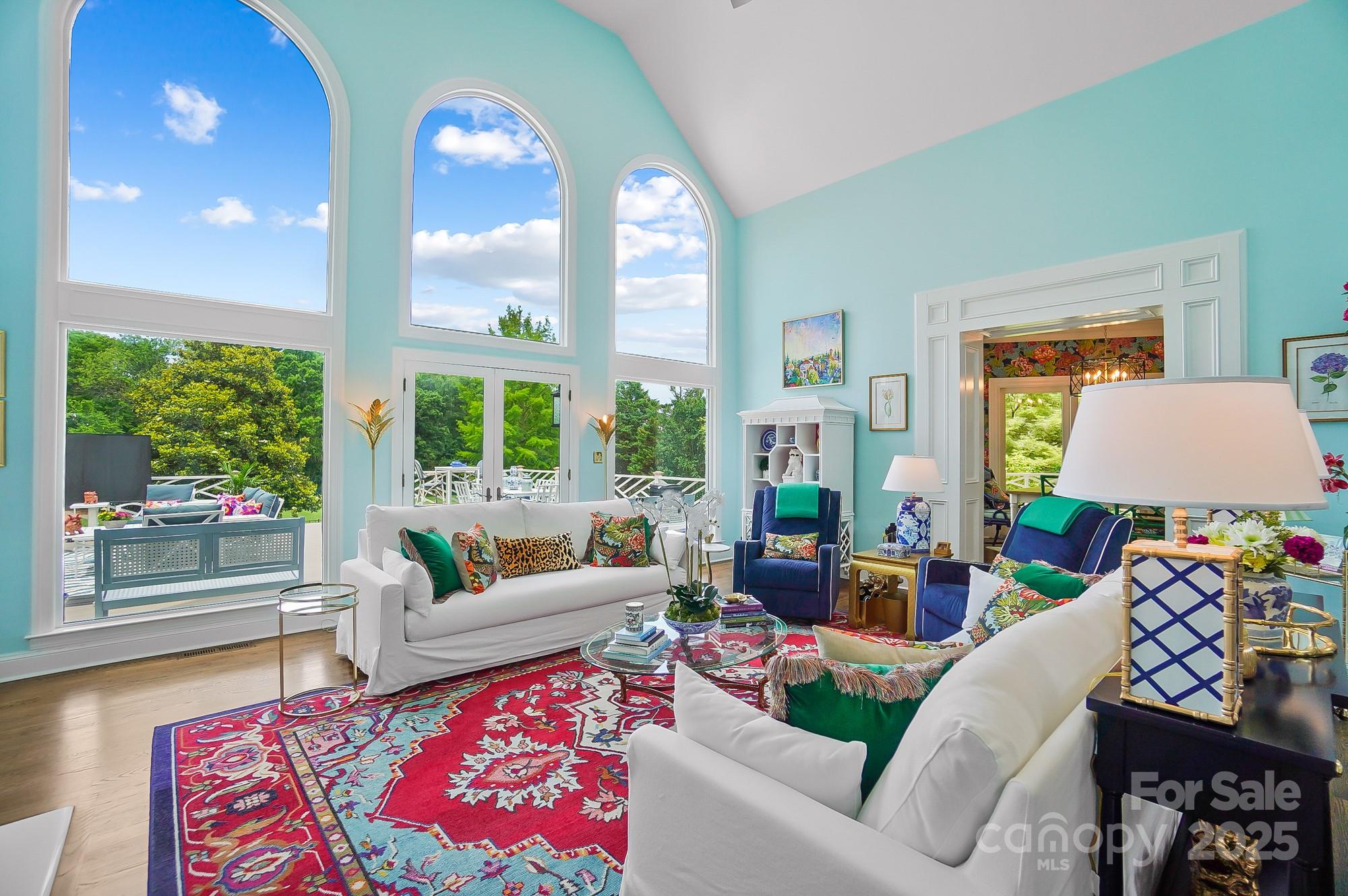 469 Valley Run Road Waxhaw, NC 28173 - Photo 12 of 48 a living room with furniture and a large window