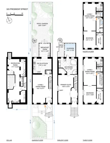 $3,995,000 | 323 President Street | Carroll Gardens