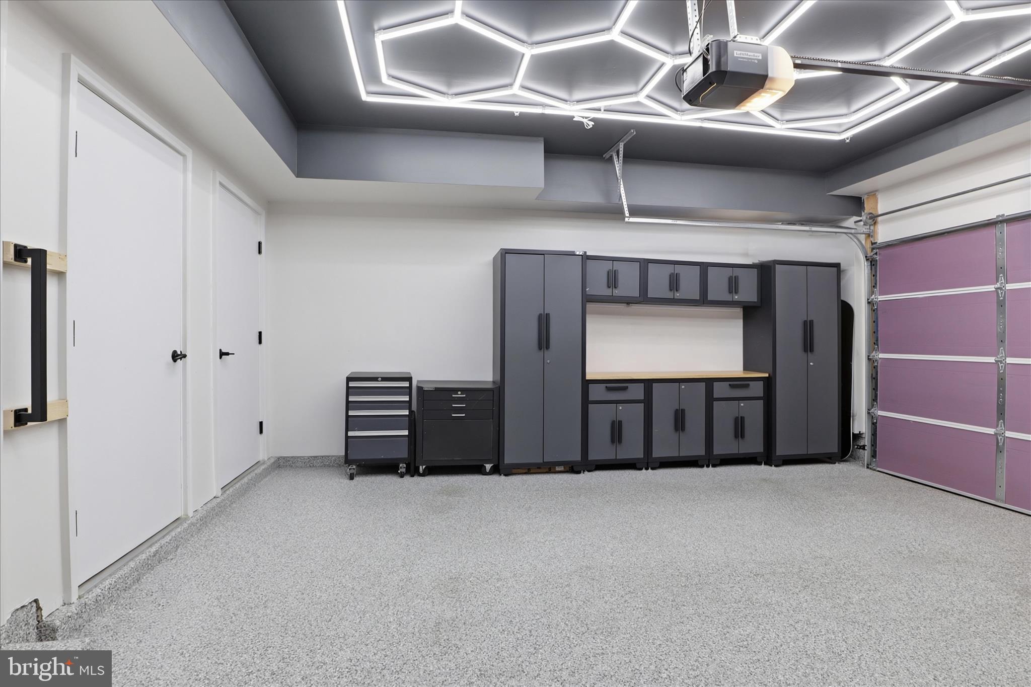 2110 Tysons Ridgeline Road Falls Church, VA 22043 - Photo 36 of 53 Garage with epoxy floors & lighting
