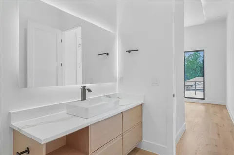 a front view of a house having patio