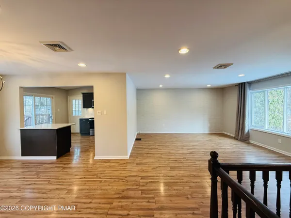 a view of livingroom with hardwood floor
