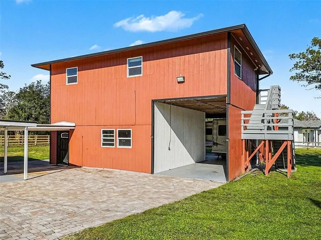 a view of a house with pool
