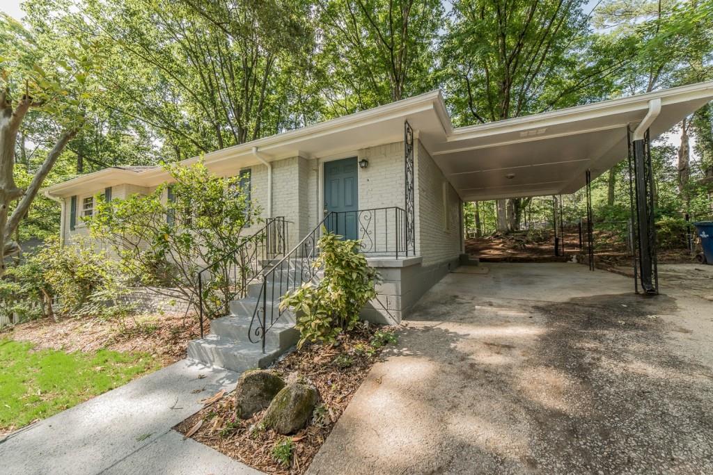 Front with Carport