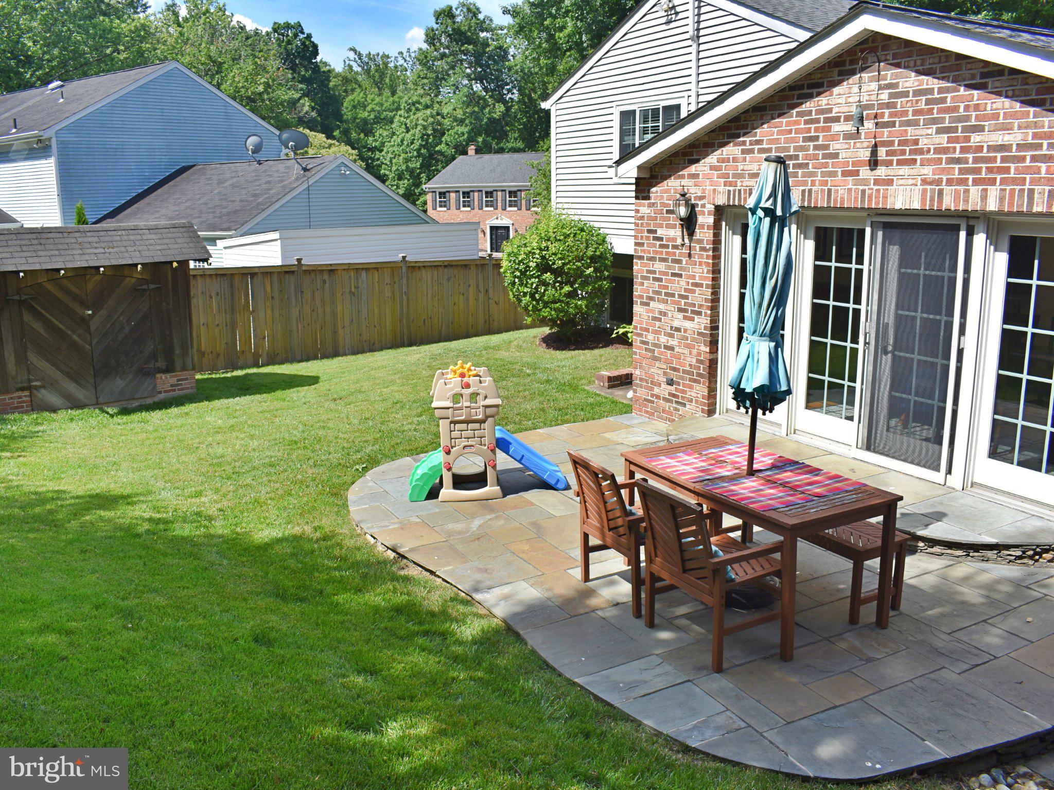 8097 Winding Way Court Springfield, VA 22153 - Photo 32 of 44 Charming backyard retreat with patio.