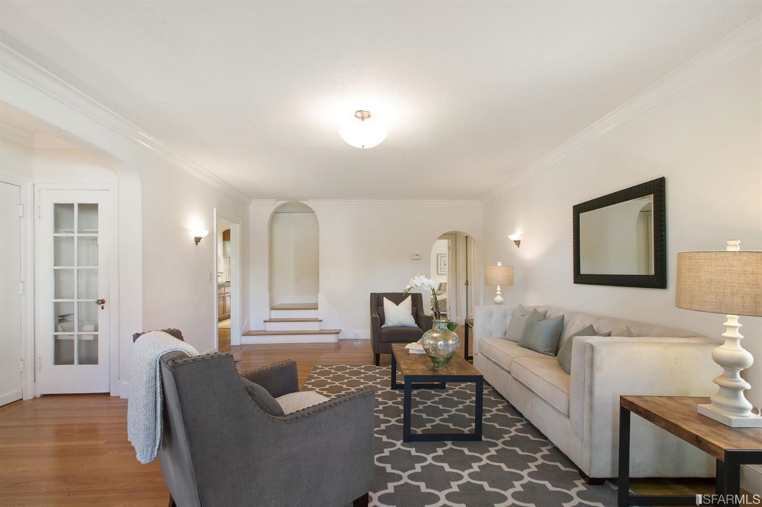 2387 Cedar Street Berkeley, CA 94708 - Photo 3 of 76 a living room with furniture and a potted plant