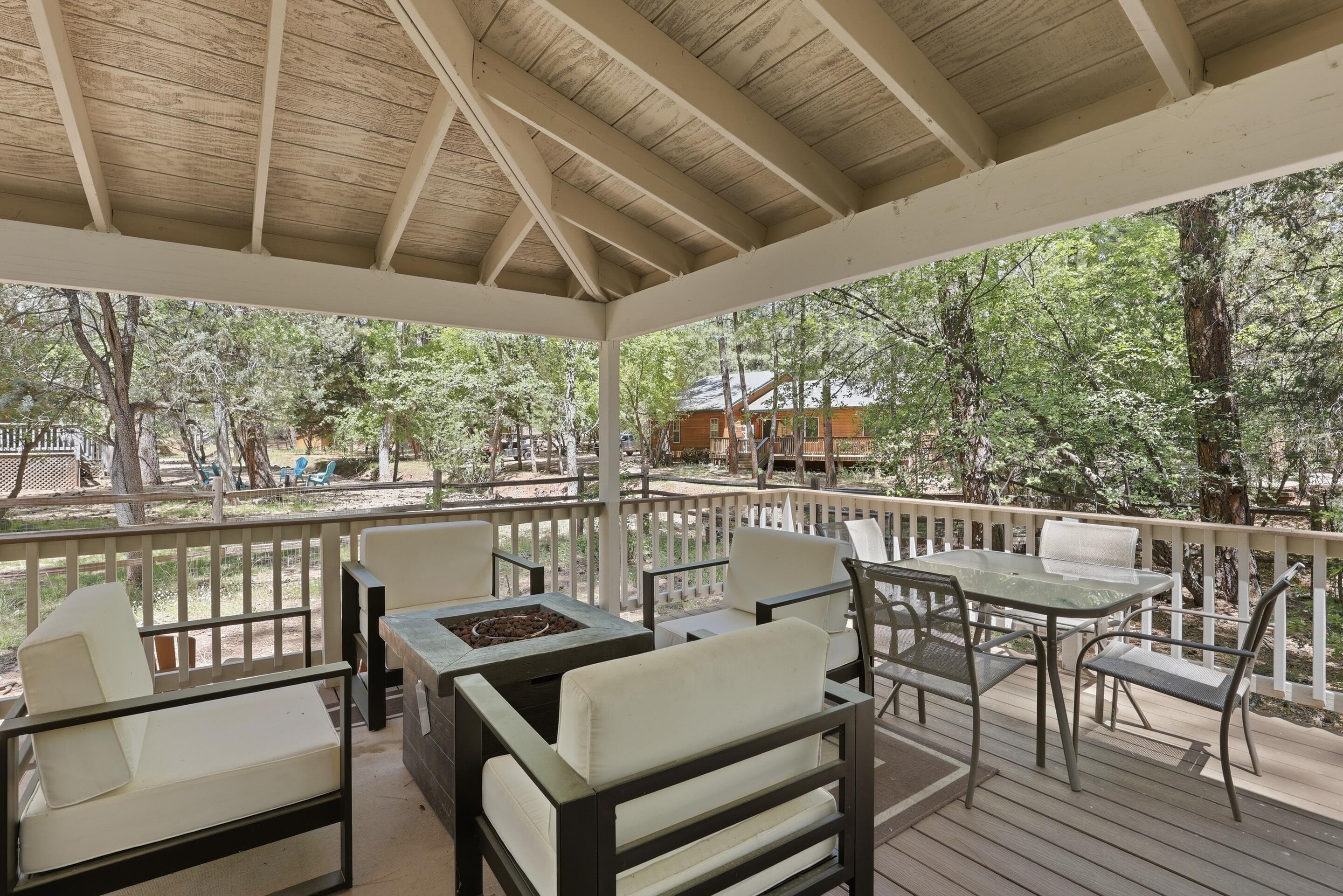 6322 Sharyn Road Pine, AZ 85544 - Photo 10 of 37 a view of a balcony with furniture