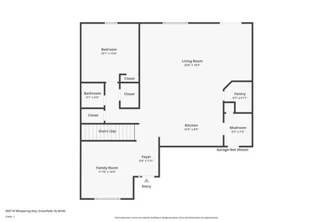 $360,000 | 6507 West Whispering Way North, Greenfield, IN 46140