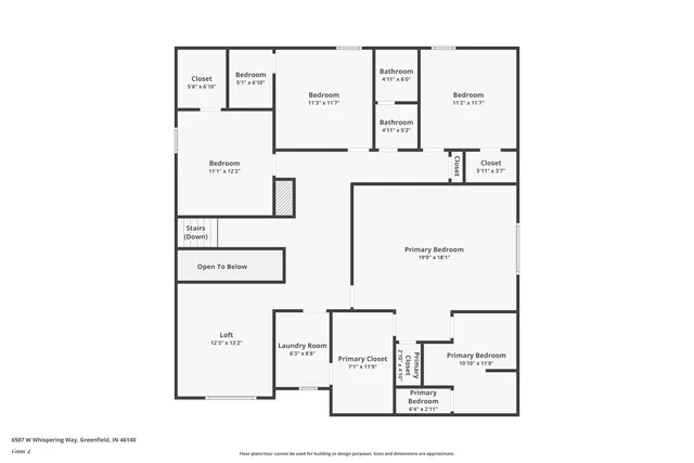 $360,000 | 6507 West Whispering Way North, Greenfield, IN 46140