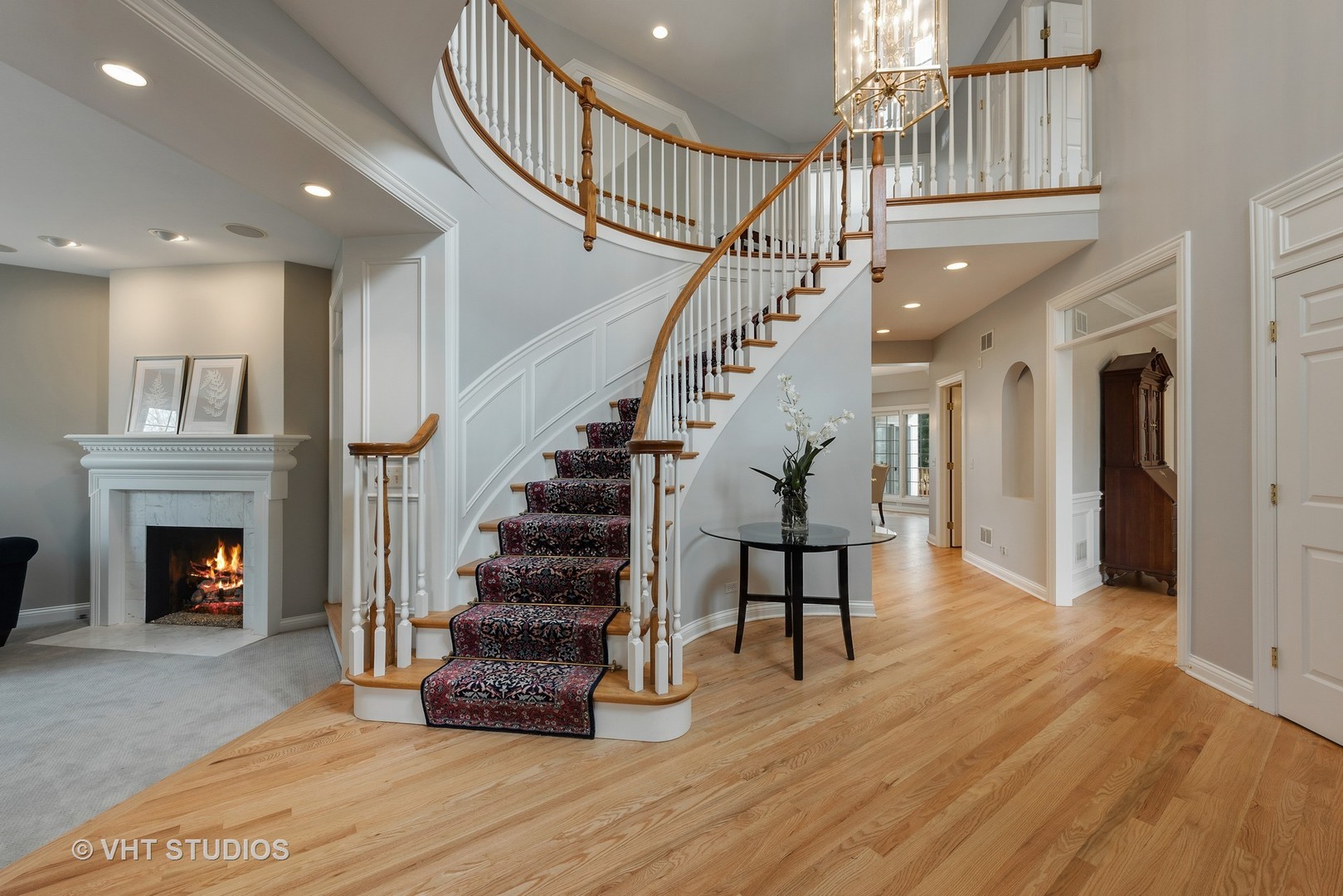 1426 Linden Road Northbrook, IL 60062 - Photo 3 of 27 a view of entryway and hall with wooden floor